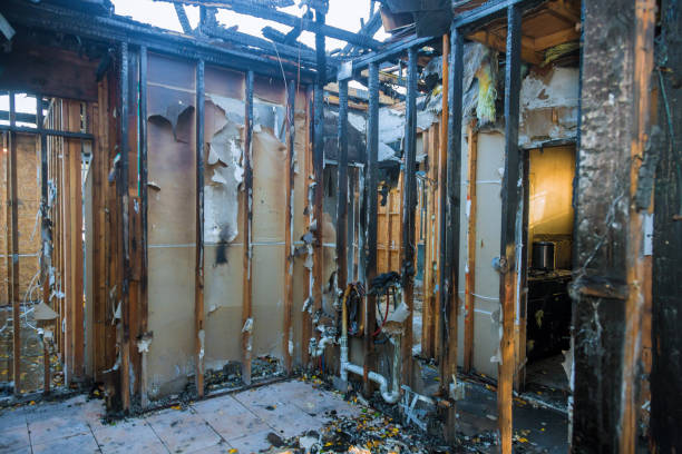 Professional Soot Cleanup technician working in Clarksville, MD